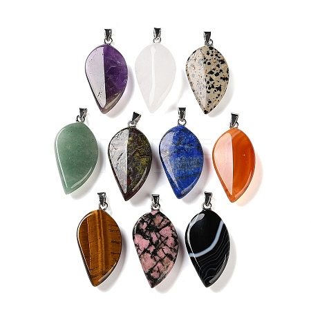 Natural & Synthetic Mixed Gemstone Pendants GG-CBACB71-05P-1