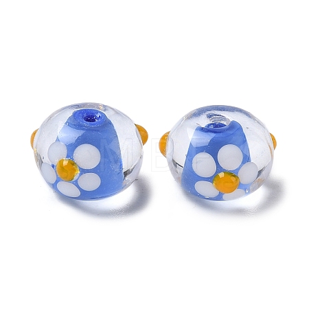 Handmade Lampwork Enamel Beads LAMP-Z020-04B-1