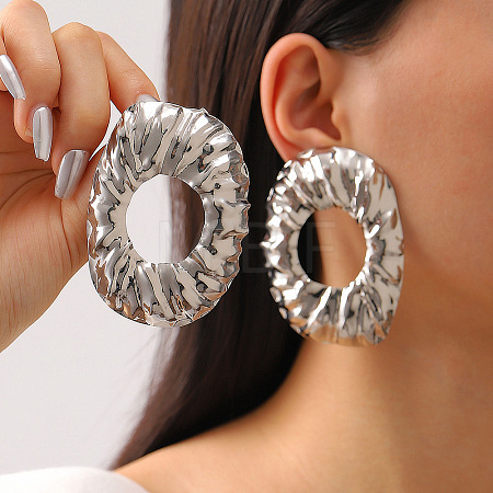 Exaggerated Alloy Stud Earrings WG74E5F-06-1