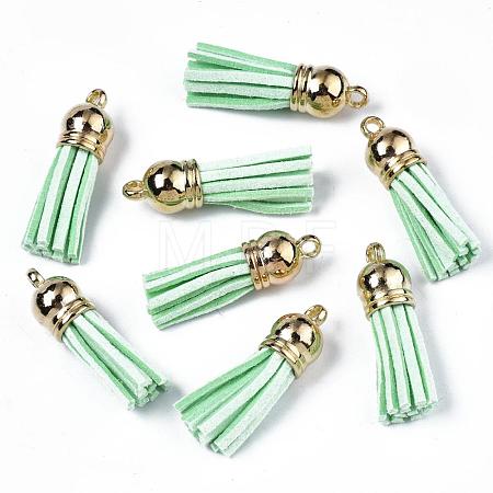 Faux Suede Tassel Pendant Decorations FIND-T002-B21-1