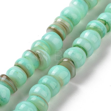 Natural Cultured Freshwater Shell Beads Strands SHEL-F002-01C-1