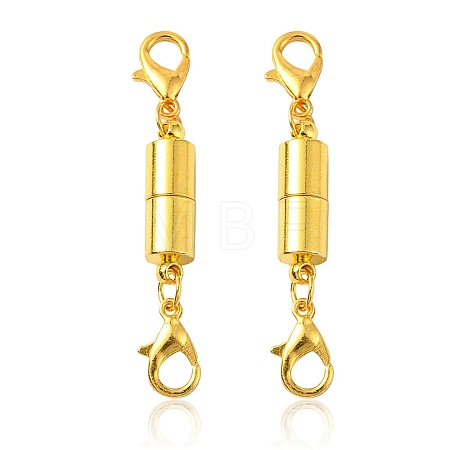 Brass Magnetic Clasps KK-YW0001-58G-1
