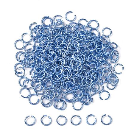 Anodized Aluminum Open Jump Rings X-ALUM-R005-0.8x6-19-1