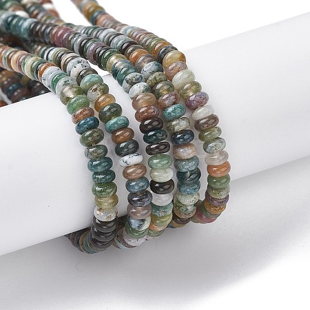 Natural Indian Agate Beads Strands G-H292-A13-02-1
