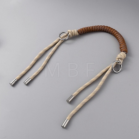 Braided Canvas Bag Wide Shoulder Straps FIND-WH0111-400A-1