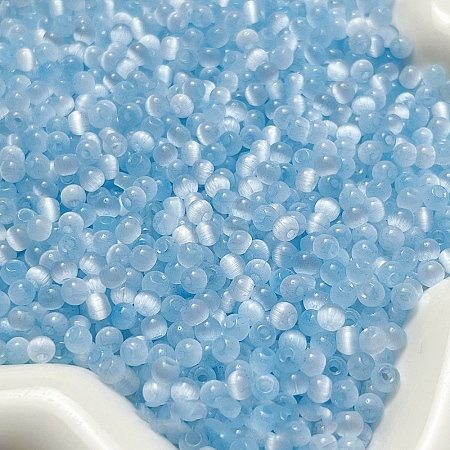 Imitation Cat Eye Glass Seed Beads GLAA-U006-01E-1
