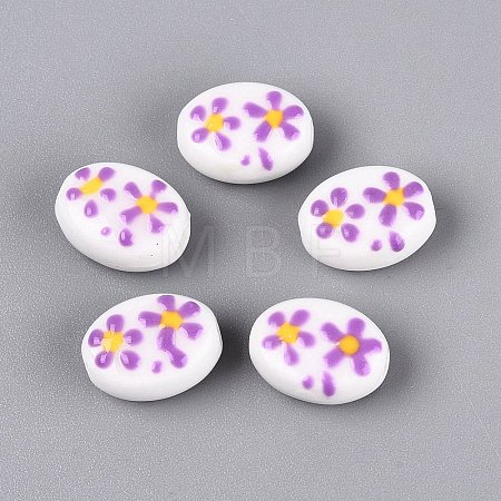 Handmade Porcelain Ceramic Beads PORC-Q005-07D-1