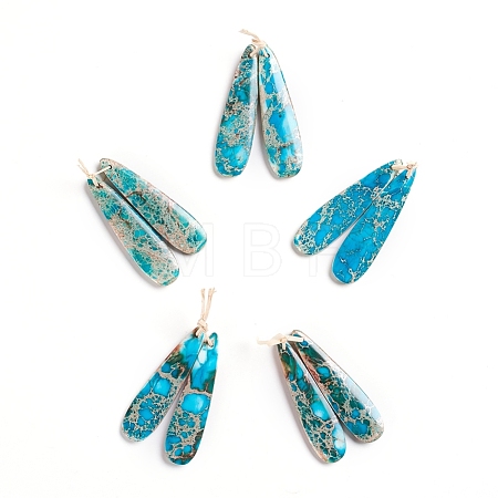 Natural Imperial Jasper Pendants G-G827-03U-1