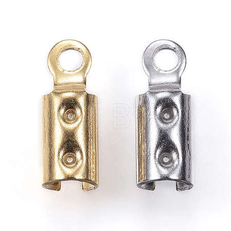 304 Stainless Steel Folding Crimp Ends STAS-P107-07-1