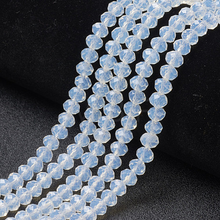 Glass Beads Strands EGLA-A034-J8mm-D06-1