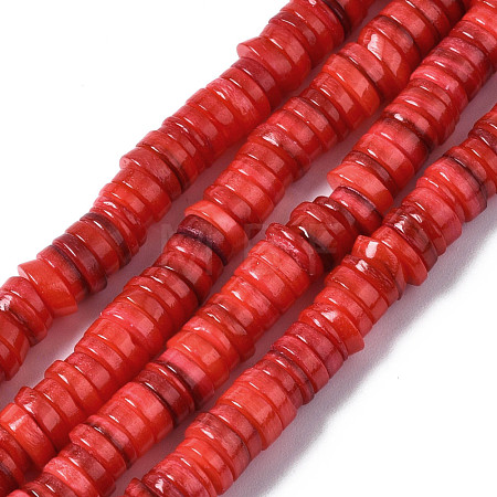 Natural Freshwater Shell Beads Strands SHEL-S278-025G-1
