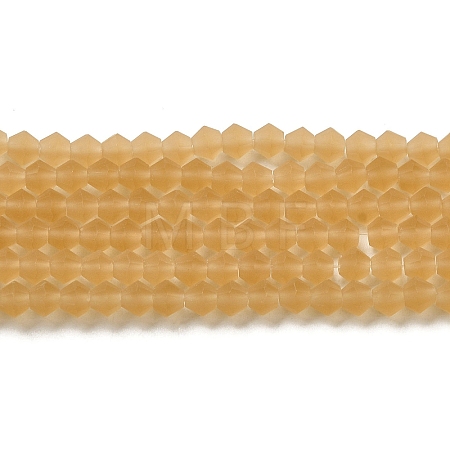 Imitate Austrian Crystal Frosted Glass Beads Strands EGLA-A039-T2mm-MD18-1