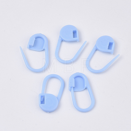 Plastic Knitting Crochet Locking Stitch Markers Holder TOOL-R028-16-1
