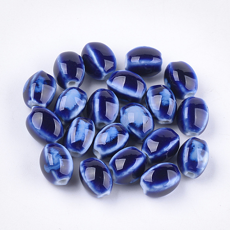 Handmade Porcelain Beads PORC-S498-07C-1