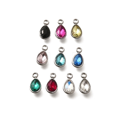 304 Stainless Steel Pendants STAS-Q346-04P-1