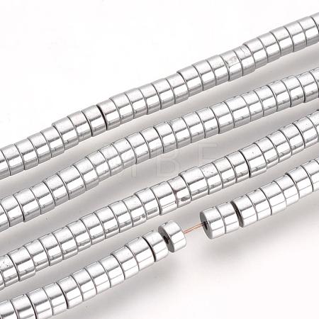 Electroplate Non-magnetic Synthetic Hematite Beads Spacers Strands G-Q486-73I-1