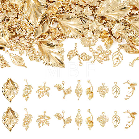 Leaf Theme DIY Jewelry Making Findings Kits DIY-TA0015-57-1