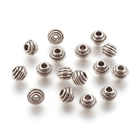 Tibetan Style Alloy Spacer Beads LF5166Y-1