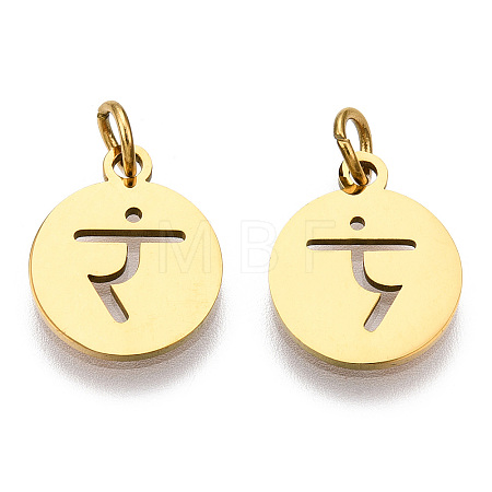 304 Stainless Steel Charms STAS-Q201-T446G-05-1
