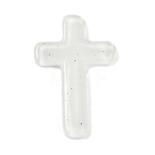 Cross Resin Cabochons RESI-Q014-04C-1