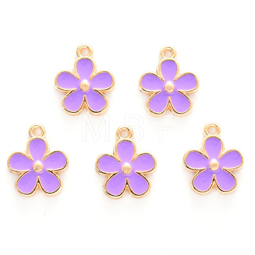 Alloy Enamel Charms X-ENAM-R059-02B-RS-1