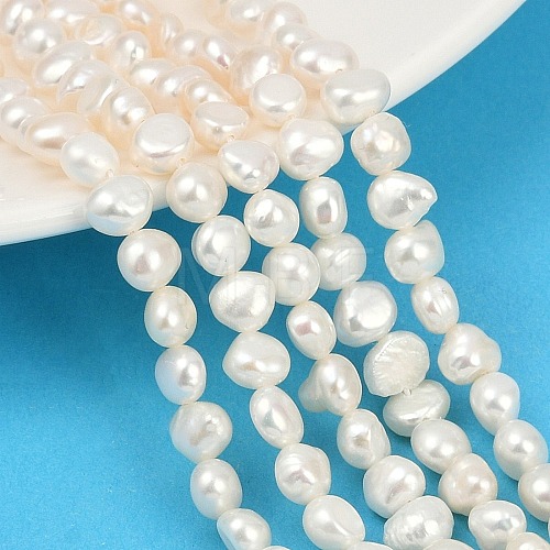 Natural Cultured Freshwater Pearl Beads Strands PEAR-P064-19G-07A-1