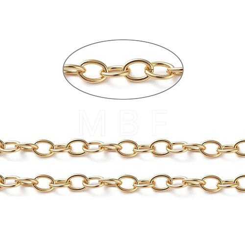 Brass Cable Chains CHC-G005-11G-1