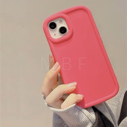 Candy Solid Color Matte Silicone Mobile Phone Cover PW-WG8646B-35-1