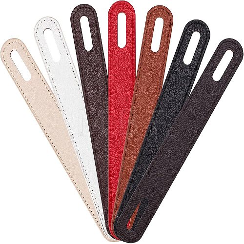 CHGCRAFT 7Pcs 7 Colors PU Leather Bag Handle FIND-CA0002-33-1