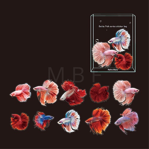 Waterproof PET Decorative Stickers DIY-M072-09A-1