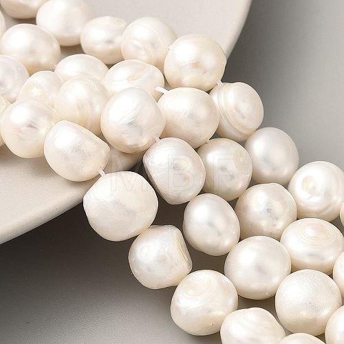 Natural Cultured Freshwater Pearl Beads Strands PEAR-A006-11F-1