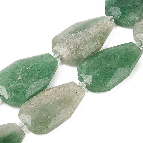 Natural Green Strawberry Quartz Beads Strands G-P548-B11-01-1