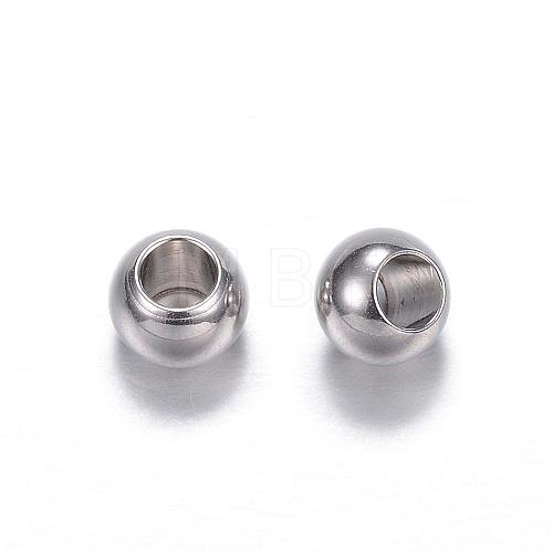 201 Stainless Steel Beads STAS-D447-35B-1