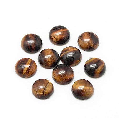 Natural Tiger Eye Cabochons G-R416-16mm-35-1