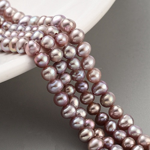 Natural Cultured Freshwater Pearl Beads Strands PEAR-C003-10G-1