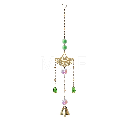 Metal Bell Big Pendant Decorations PW-WG44886-04-1