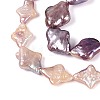 Natural Baroque Keshi Pearl Beads Strands PEAR-S022-01B-4