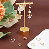 8Pcs 4 Style Brass Cubic Zirconia Leverback Earring Findings Sets KK-NB0003-31-4