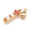 Christmas Theme Alloy Enamel Pendants ENAM-Q509-01KCG-01-2