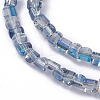 Electroplate Glass Beads Strands EGLA-L023A-HR01-2