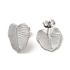 Non-Tarnish 304 Stainless Steel Stud Earrings for Women LS-EJEW-I281-37P-2