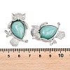 Natural Amazonite Pendants G-A315-03H-P-3