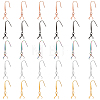 30Pcs 5 Colors 316 Stainless Steel Earring Hooks STAS-FH0001-62-1