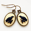 Alloy Enamel Dangle Earrings FS-WGA17FA-01-3
