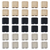 SUPERFINDINGS 30Pcs 3 Colors Zinc Alloy Slide Charms FIND-FH0008-74-1