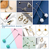 3Pcs 925 Sterling Silver Stud Earring Findings STER-UN0001-40-6