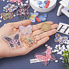  DIY Butterfly Earring Making Kit DIY-TA0005-24-6