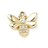Alloy Rhinestone Pendants ALRI-D303-19G-01-1