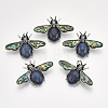 Natural Lapis Lazuli Brooches/Pendants G-S353-08D-1