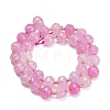 Dyed Imitation Jade Glass Beads Strands GL-Z001-02A-05-3